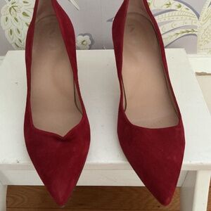 Inez red shade shoes